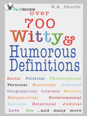 cover image of Over 700 Witty & Humorous Definitions